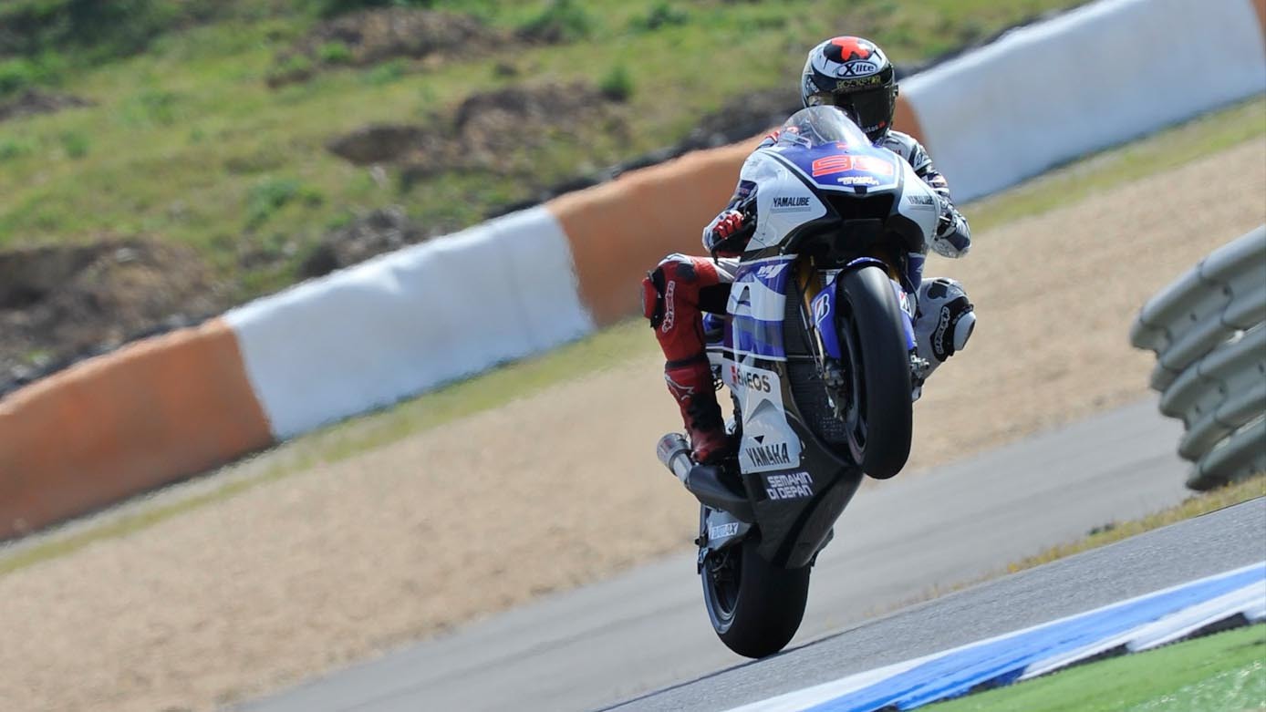Jorge Lorenzo celebrează al 100-lea podium